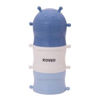 انباری غذا و شیرخشک سه طبقه رنگ آبی رووکو Rovco