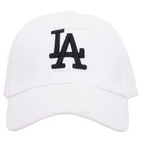 کلاه اسپرت طرح LA رنگ سفید برند خارجی