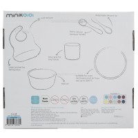 ست ظرف غذا 6 تیکه رنگ آبی minik oioi