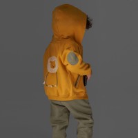 سه تیکه پسرانه اسپرت طرح جنگل رنگ زرد و سبز پاپو papo