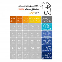 دوتیکه دخترانه رنگ سرخابی ایندیگو Indigo