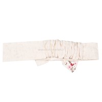 پیراهن دخترانه طرح گل سایز 18-24 ماه رنگ خاکی پاپو papo