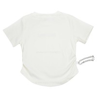 تیشرت پسرانه طرح Miu Miu رنگ کرمی