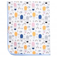 زیرانداز تعویض طرح بالن رنگ آبی سایز بزرگ ایسیز