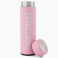فلاسک استیل 420 میل رنگ صورتی تویست شیک Twistshake
