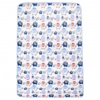 زیرانداز تعویض طرح فیل رنگ آبی سایز بزرگ ایسیز