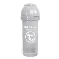 شیشه شیر آنتی کولیک تویست شیک 260 میل طوسی Twistshake