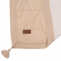 پتو بافت داخل خزدار رنگ کرم لیسا دیاموند Lisa Diamond