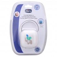 قاب پستانک جدید طرح فیل رنگ سفید چیکوchicco