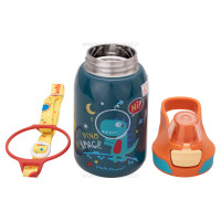 فلاسک استیل طرح دار رنگ سبز هلو دریم Hello Dream