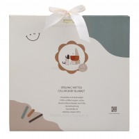 پتو بافت کلاه دار طرح گوسفند رنگ کرم لیزا lisa