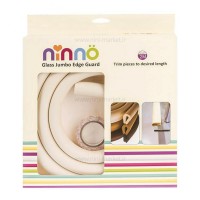 محافظ لبه شیشه جامبو رنگ بژ نینو Ninno