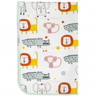 زیرانداز تعویض طرح حیوانات رنگ سبز ایسیز