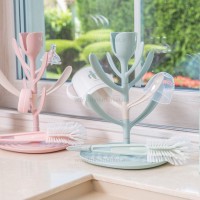 استند خشک کن مدل گل رنگ طوسی کیکابو Kikkaboo