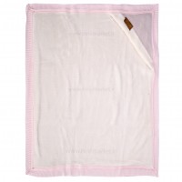 پتو بافت کلاه دار طرح خرگوش رنگ صورتی لیزا lisa