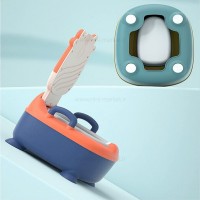 لگن آموزشی طرح گاو رنگ نارنجی سرمه ای بیبی هود Baby Hood