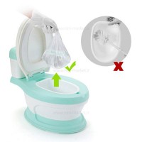 لگن آموزشی طرح توالت فرنگی رنگ سبز بیبی هود Baby Hood