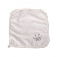 سرویس حوله 5تیکه طرح دایناسور رنگ سفید طوسی مادرکر