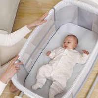 گهواره برقي و تخت کنار مادر رنگ طوسي ماستلا Mastela