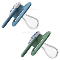 پستانک دو عددی درب دار بادامی نایت 6-18 ماه طرح دار دکتر براون Dr.brown