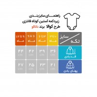 زیردکمه آستین کوتاه طرح کوالا دانالو