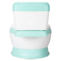 لگن آموزشی طرح توالت فرنگی رنگ سبز بیبی هود Baby Hood