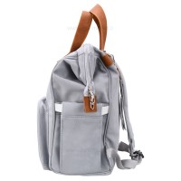 ساک لوازم کوله ای مدل لاکچری کبریتی رنگ طوسی روشن Fendi