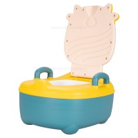 لگن آموزشی طرح گاو رنگ سبز زرد بیبی هود Baby Hood