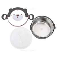 ظرف غذا خرس یک طبقه رنگ طوسی برند خارجی