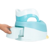 لگن آموزشی طرح جوجه رنگ آبی بیبی هود Baby Hood