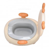 لگن آموزشي طرح گوزن رنگ کرم قهوه ای خارجی