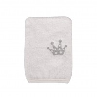 سرویس حوله 5تیکه طرح دایناسور رنگ سفید طوسی مادرکر