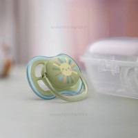 پستانک بادامی تکی الترا ایر 0 - 6 ماه طرح خورشید اونت Avent (بدون جعبه)