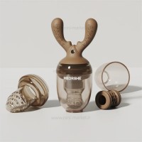 پستانک میوه‌خوری طرح شاخ گوزن رنگ قهوه‌ای هی‌اورشی Heorshe