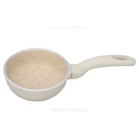 قیمت تابه چدن گرانیت گرد سایز 12 رنگ کرم عروس