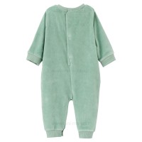 سرهمی مخمل اسپرت طرح خرگوش و شیر رنگ سبز ایندیگو Indigo