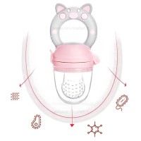توری میوه خوری طرح خوک رنگ صورتی چیکو Chicco