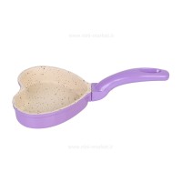 تابه عروس Aroos طرح قلب بنفش