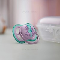 پستانک بادامی تکی الترا ایر 6 - 18 ماه طرح اسبدریایی اونت Avent (بدون جعبه)