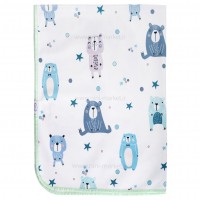 زیرانداز تعویض طرح خرس رنگ سبز سایز بزرگ ایسیز