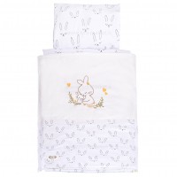 سرویس خواب مسافرتی2 کاره طرح خرگوش رنگ سفید ایسیز isiz