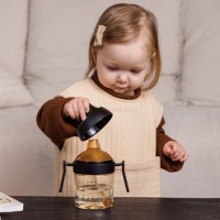 لیوان آبخوری 210 میل رنگ مشکی هیاورشی HeOrShe