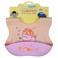 پیشبند سیلیکونی طرح خرگوش رنگ صورتی خارجی