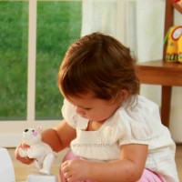 خرس مفصلی سفید تولو TOLO کد 87403