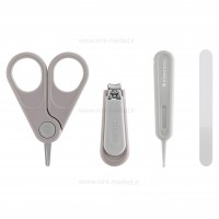 ست قيچي ناخنگير رنگ طوسي Kikkaboo