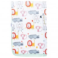 زیرانداز تعویض طرح حیوانات رنگ سبز سایز بزرگ ایسیز