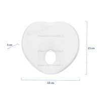 بالش فرم دهی قلب رنگ سفید کیکابو kikkaboo
