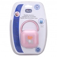 قاب پستانک جدید طرح فیل رنگ صورتی چیکوchicco