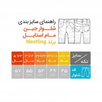شلوار جين مام استايل اسپرت رنگ آبي روشن نستلینگ Nestling