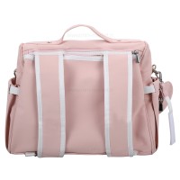 ساک لوازم کوله ای مدل اسپشيال خاوياری رنگ صورتی Qz